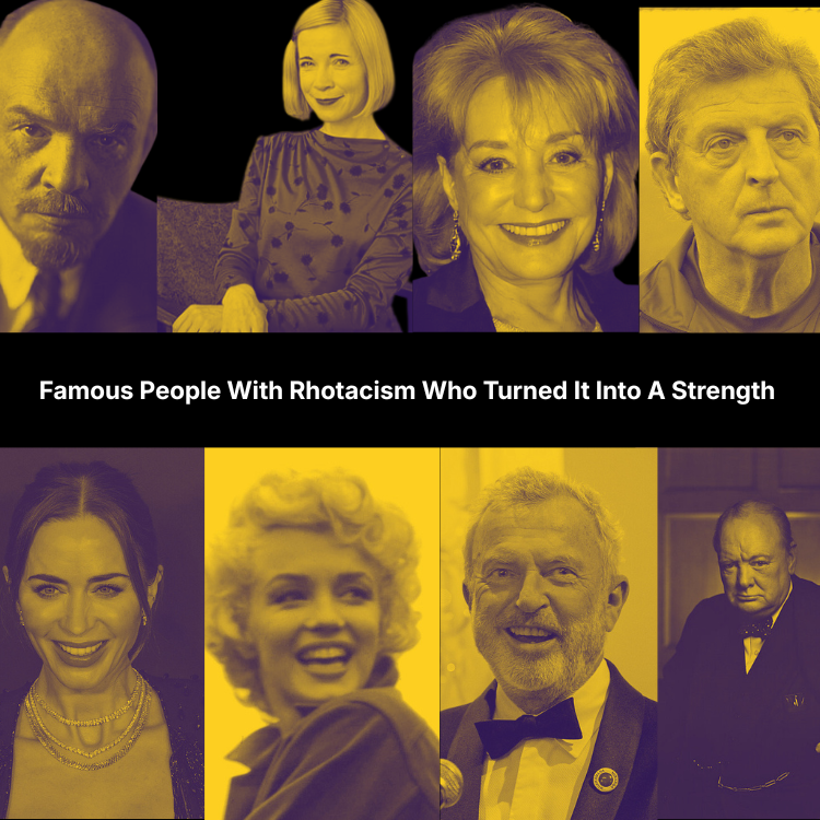 Famous people who overcame speech challenges